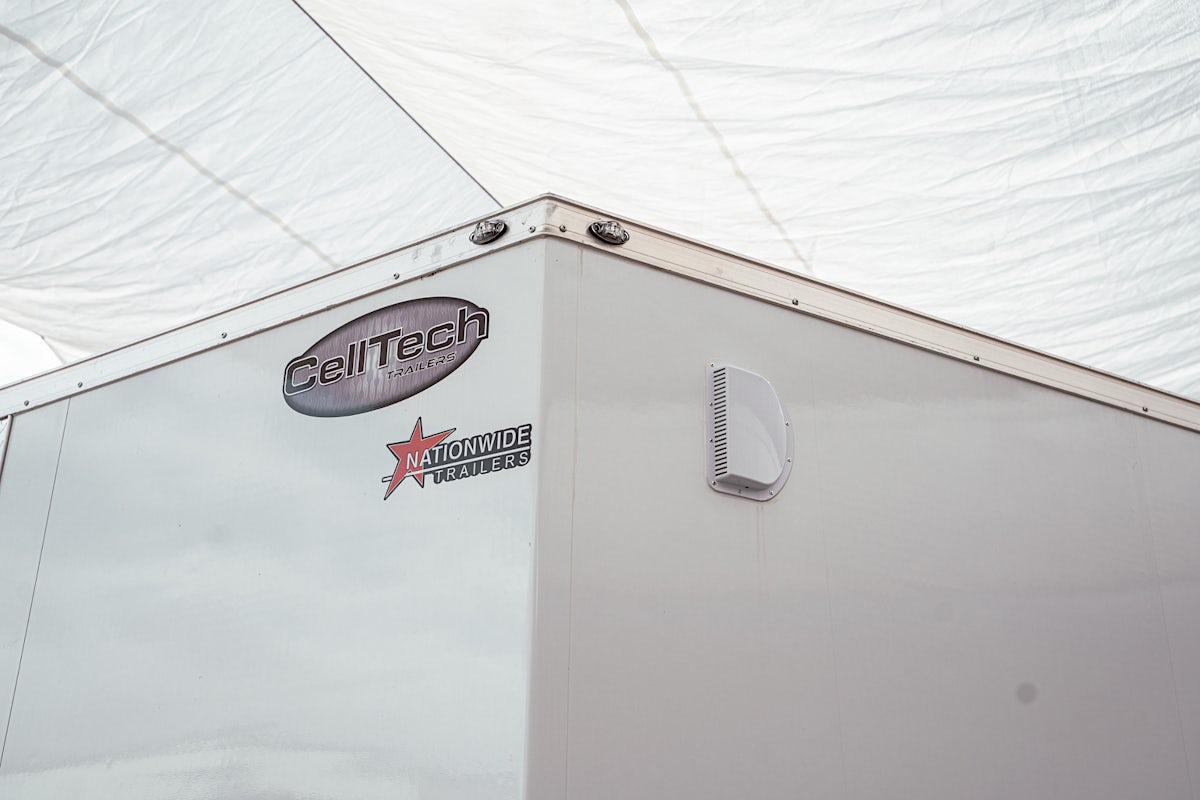 CellTech 8.5'x20' All-Steel Enclosed Cargo Trailer w/ Rear Barn Doors (C2) - Image 10