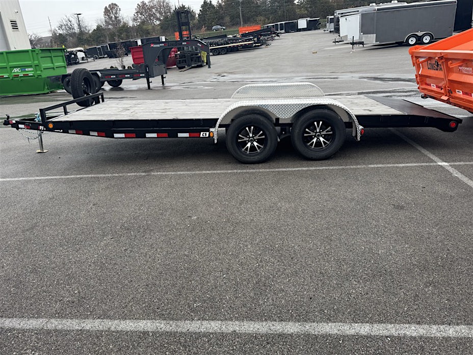 PJ Trailers 18'x83" 5" Channel Car Trailer (C5) - Image 2