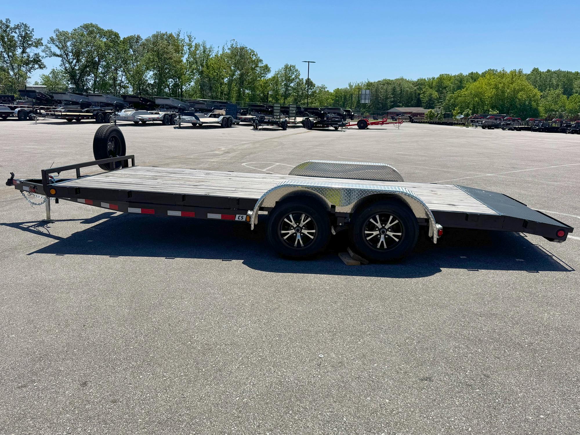 PJ Trailers 18'x83" 5" Channel Car Trailer (C5) - Stock #72584 - Image 1 of 3