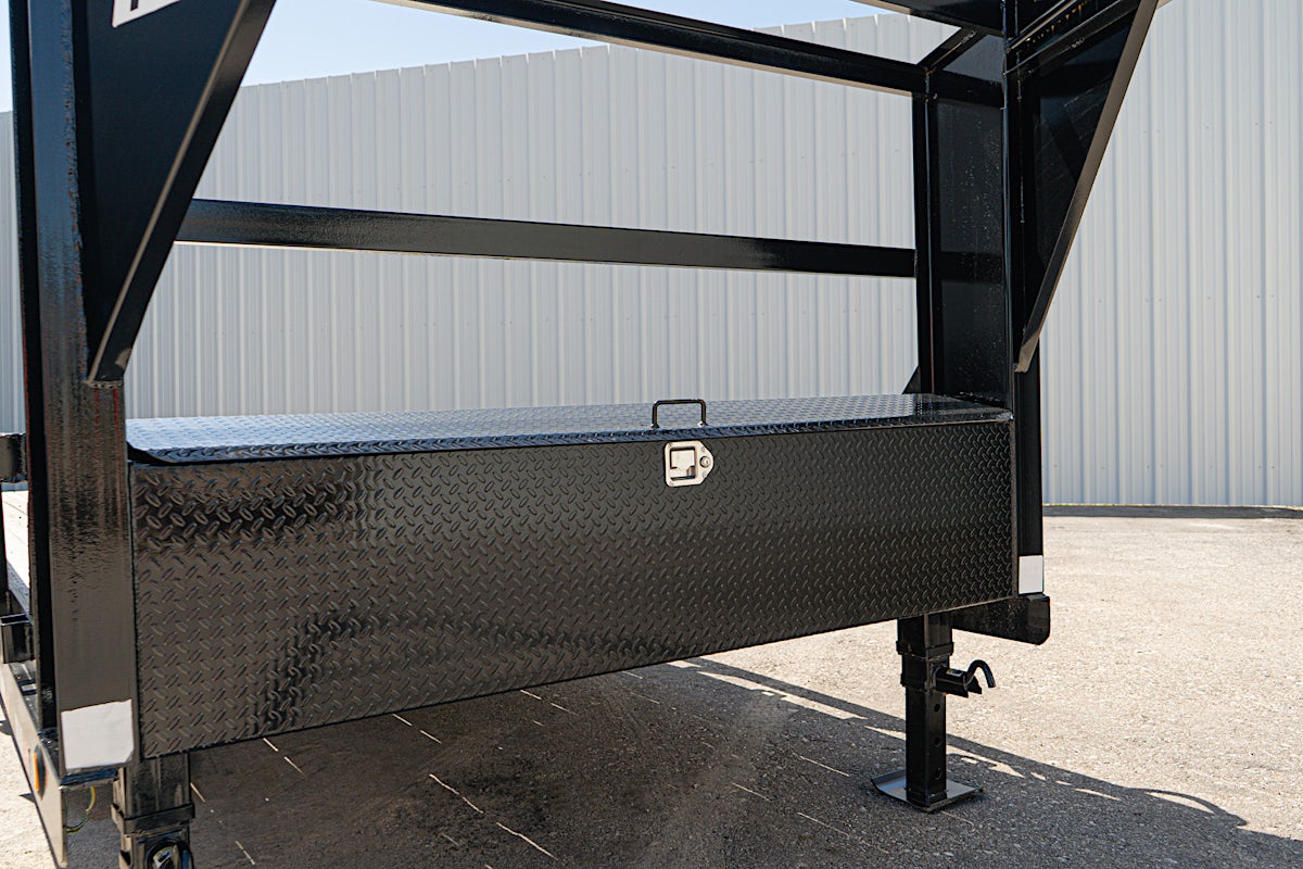 PJ Trailers 24'x83" Gooseneck Angle Pipetop Equipment Trailer (P8) - Image 8