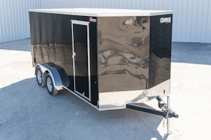 Compass 7'x14' Enclosed Cargo Trailer w/ Rear Ramp Door (C2)