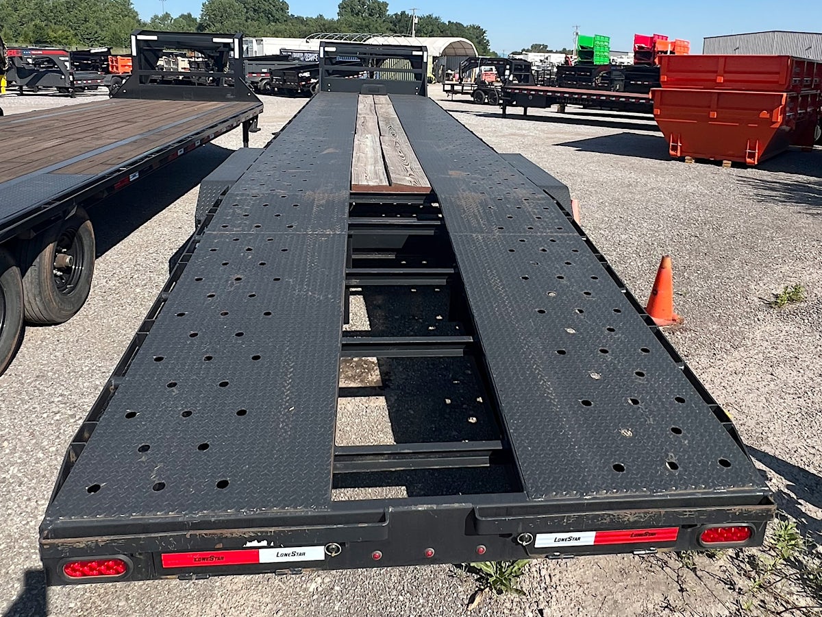 LoneStar 36'x83" Gooseneck High-Deck Car Trailer w/ 8' Dovetail (AH) - Image 4