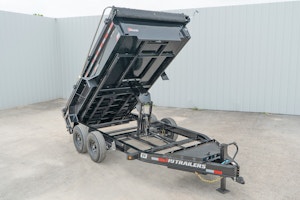 PJ Trailers 14'x83" Voyager Dump Trailer w/ 2' Sides (DV)