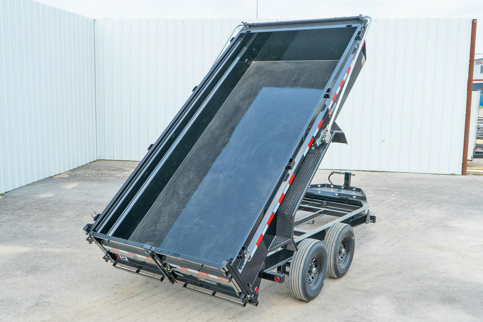 PJ Trailers 14'x83" Voyager Dump Trailer w/ 2' Sides (DV) - Image 22