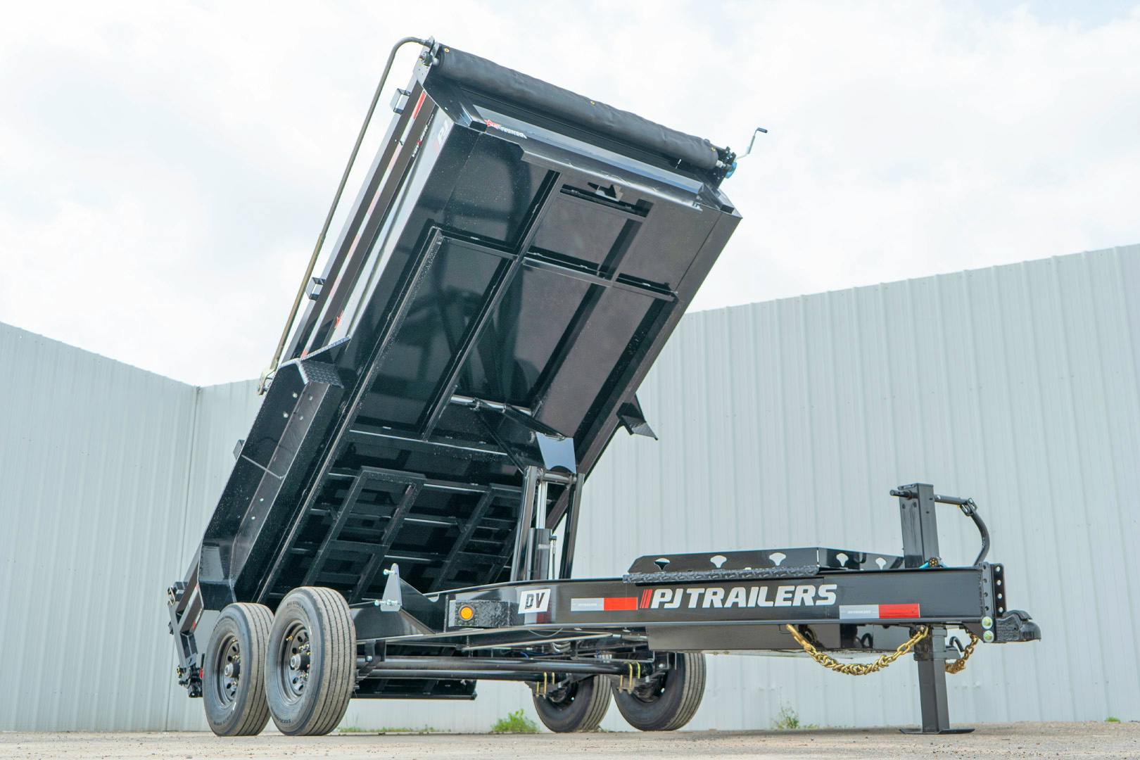 PJ Trailers 14'x83" Voyager Dump Trailer w/ 2' Sides (DV) - Image 5