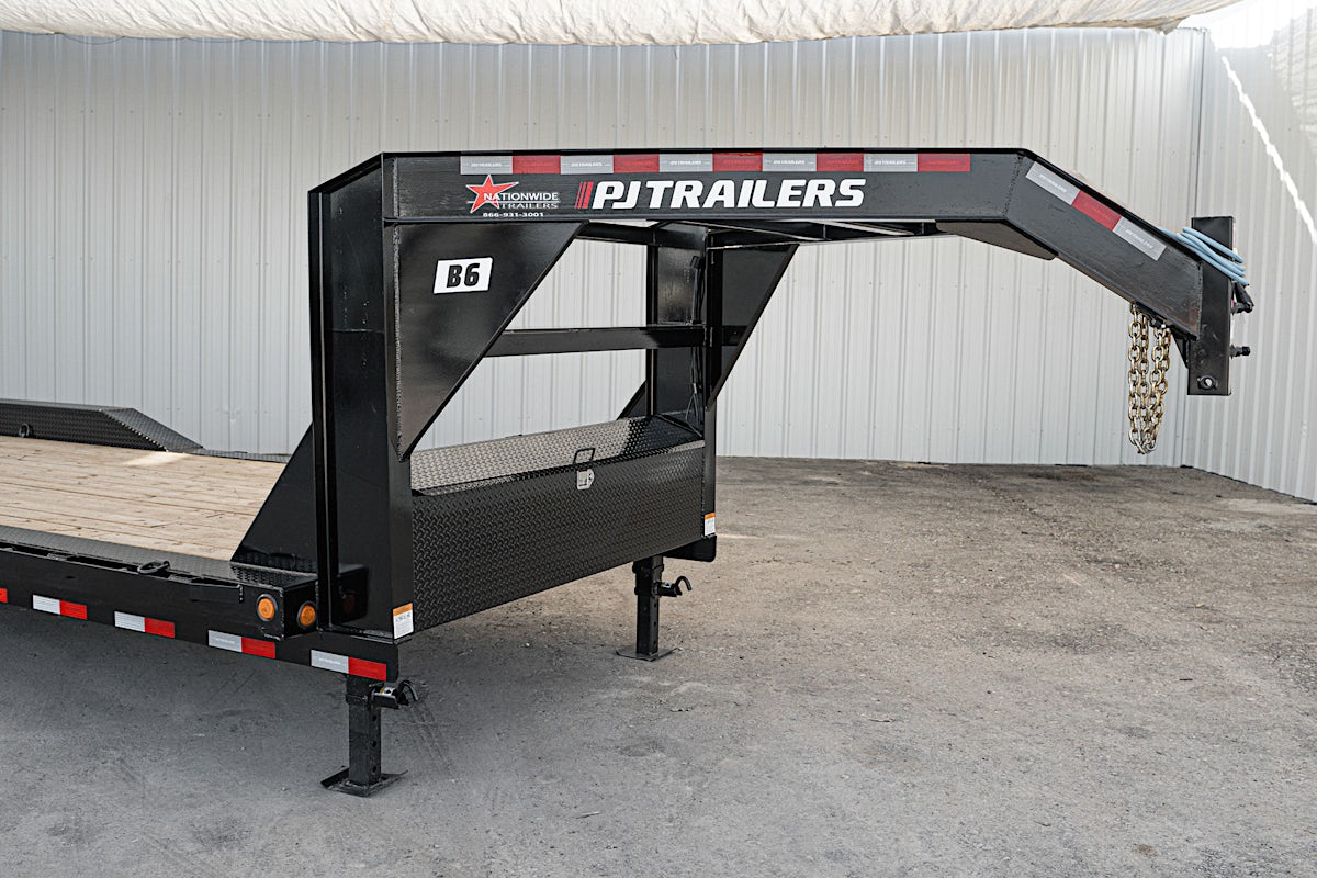 PJ Trailers 24'x102" GN 6" Channel Super-Wide Equipment Trailer (B6) - Image 4