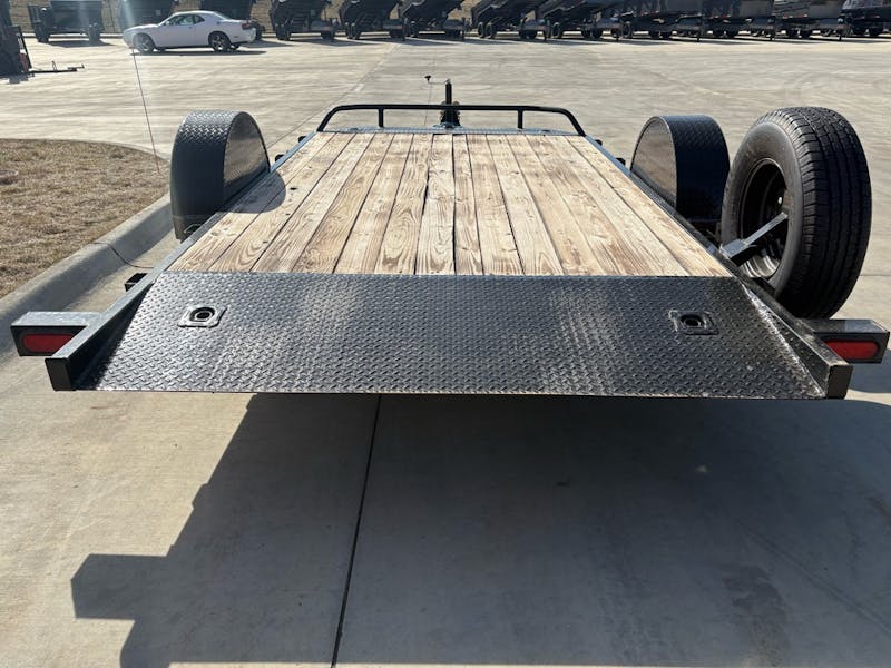 PJ Trailers 13ftx81in Single Axle Hydraulic Tilt Trailer  T1