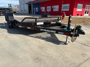 PJ Trailers 13'x81" Single Axle Hydraulic Tilt Trailer (T1)