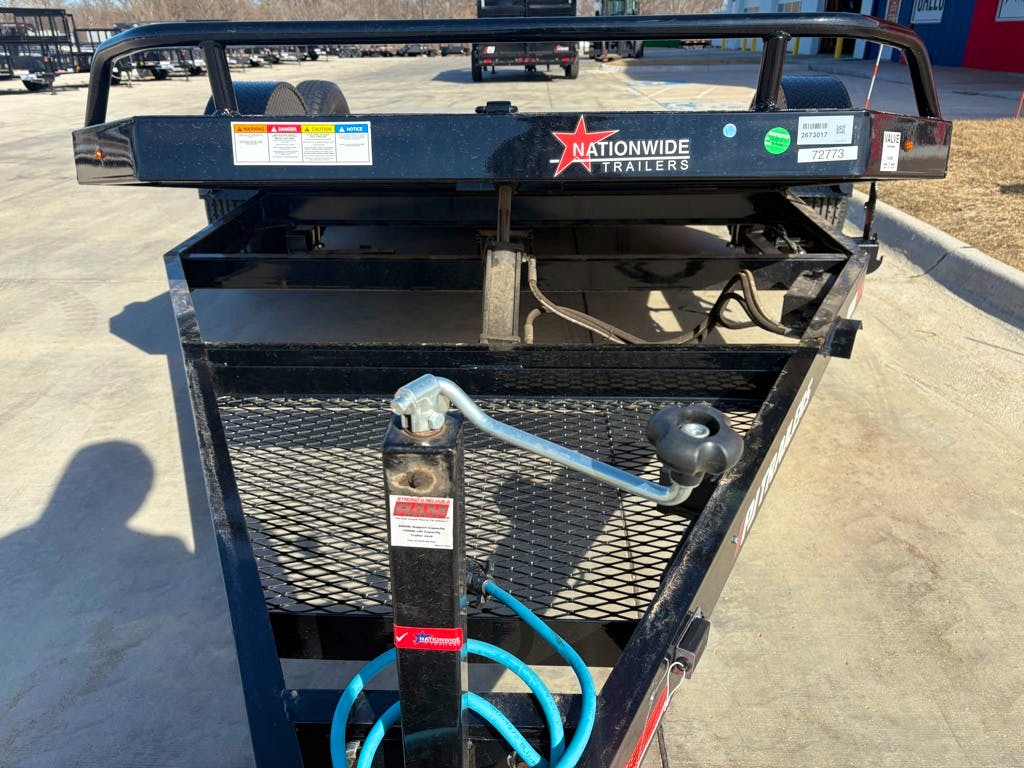 PJ Trailers 13'x81" Single Axle Hydraulic Tilt Trailer (T1) - Image 5