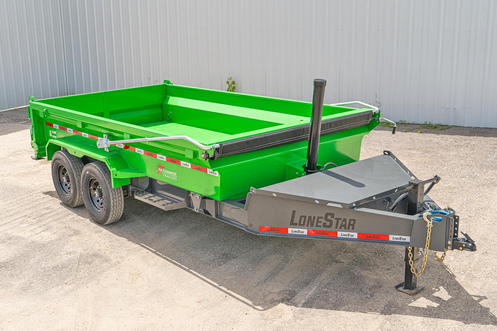 LoneStar 14'x83" Telescopic Dump Trailer w/ 2' Sides (DT) - Image 2