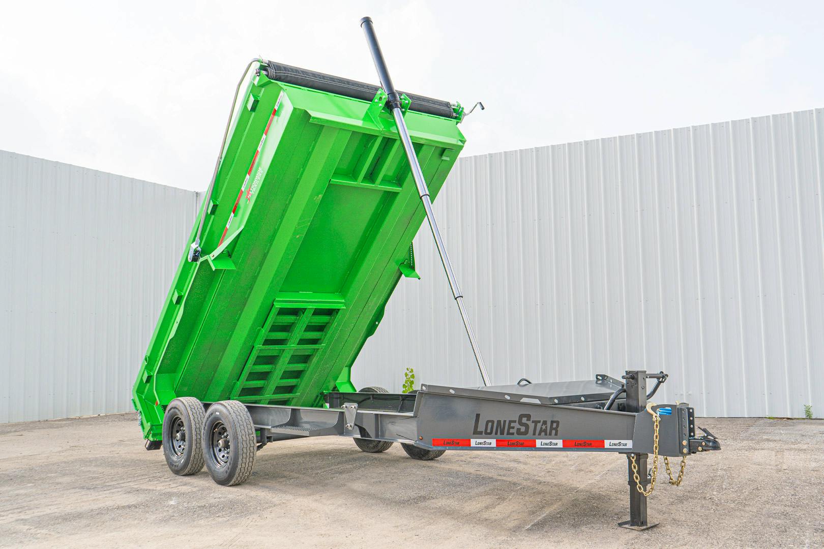 LoneStar 14'x83" Telescopic Dump Trailer w/ 2' Sides (DT) - Image 3