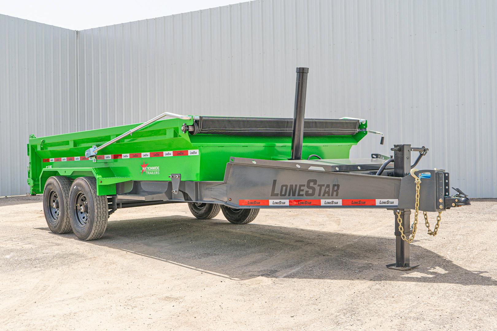 LoneStar 14'x83" Telescopic Dump Trailer w/ 2' Sides (DT) - Image 4