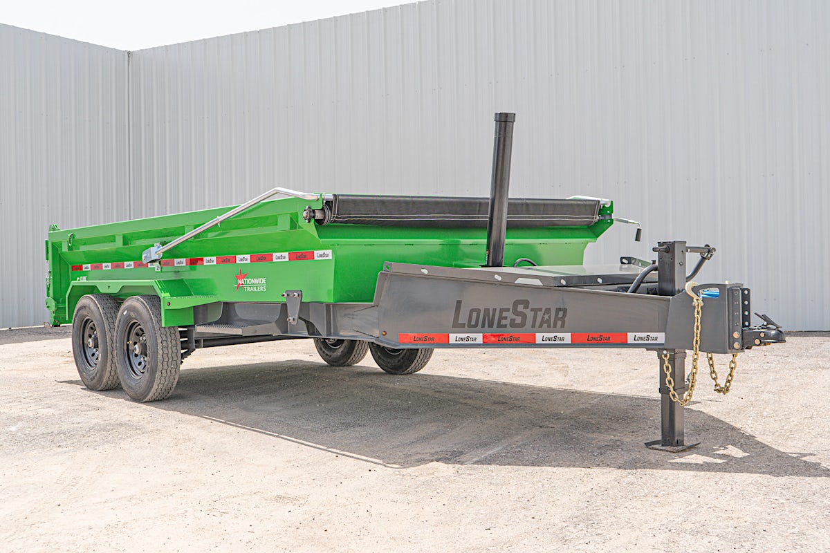 LoneStar 14'x83" Telescopic Dump Trailer w/ 2' Sides (DT) - Image 4