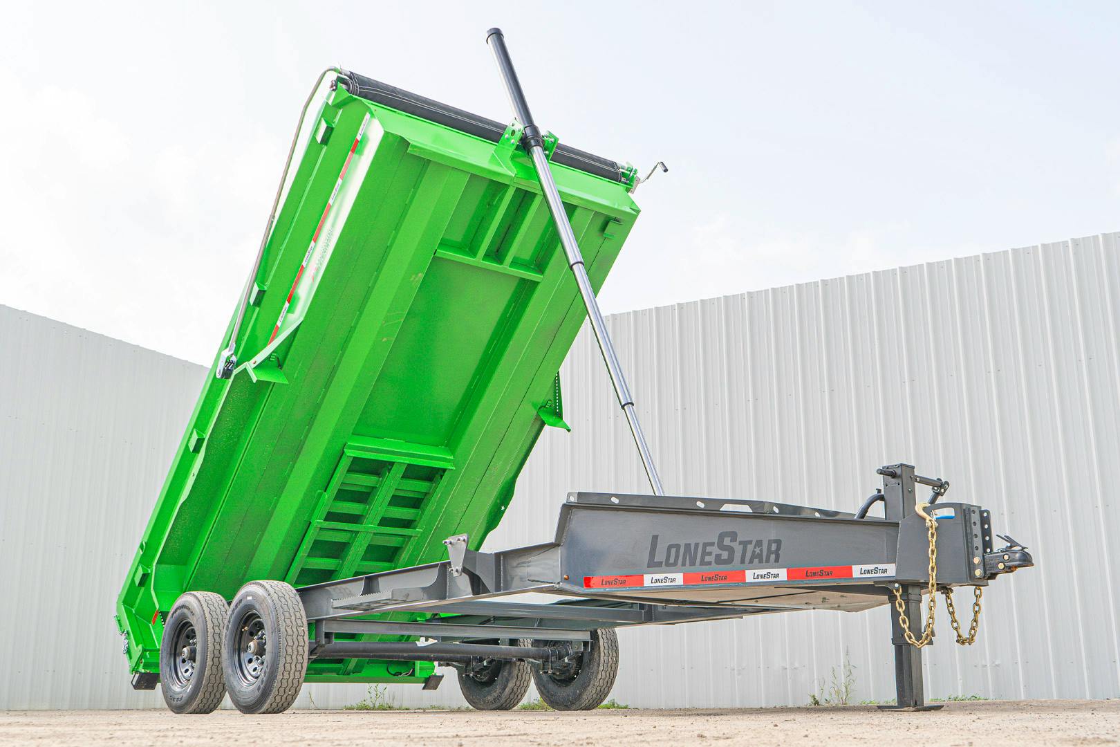LoneStar 14'x83" Telescopic Dump Trailer w/ 2' Sides (DT) - Image 5