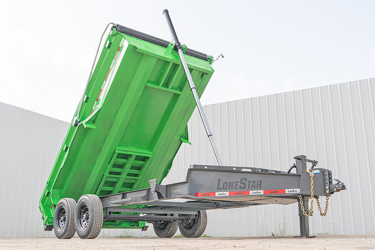LoneStar 14'x83" Telescopic Dump Trailer w/ 2' Sides (DT) - Image 5