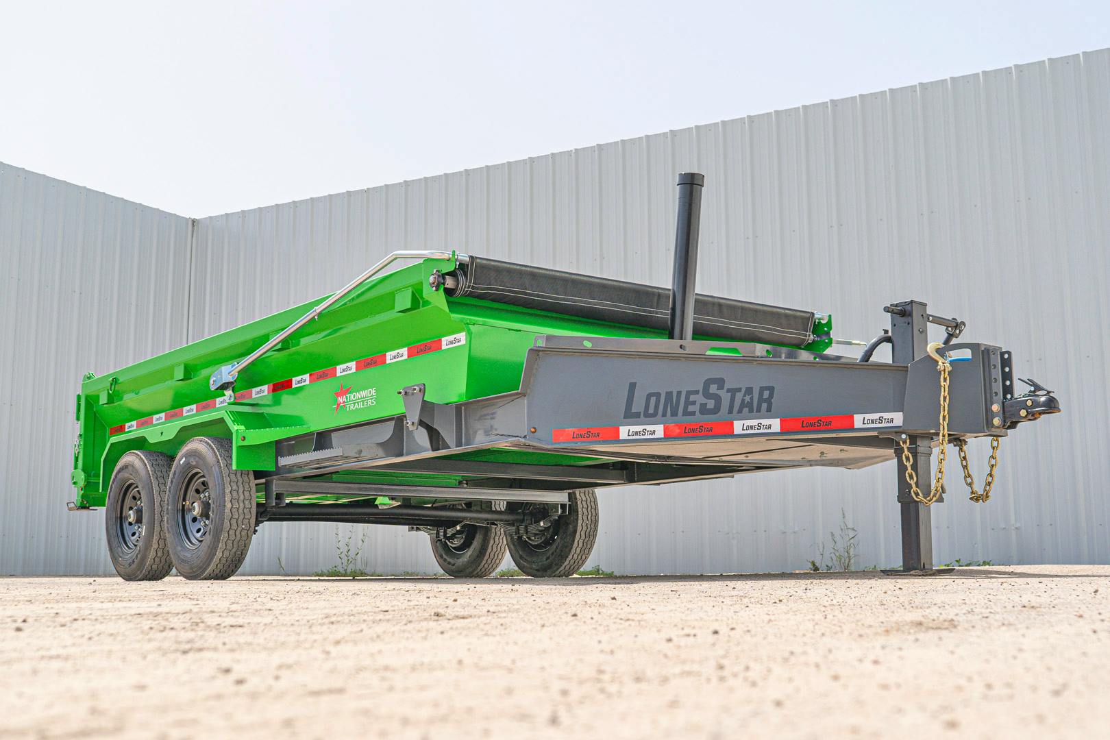 LoneStar 14'x83" Telescopic Dump Trailer w/ 2' Sides (DT) - Image 6