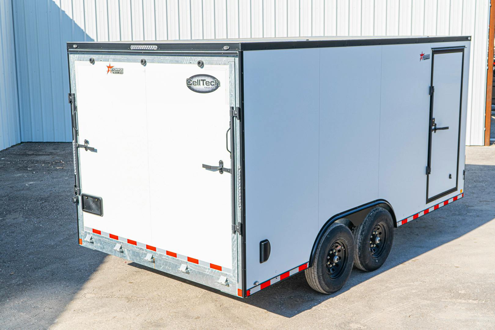 CellTech 8.5'x16' All-Steel Enclosed Cargo Trailer w/ Rear Ramp Door (C2) - Image 6
