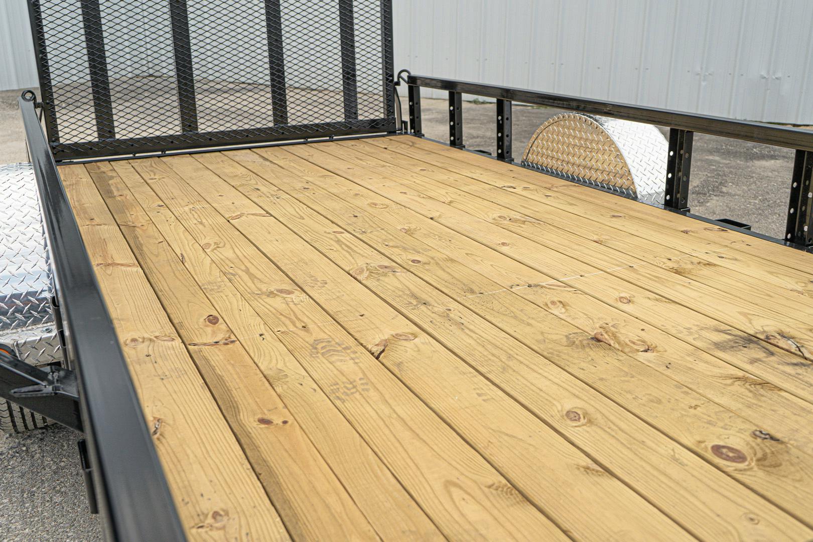 PJ Trailers 12'x72" Single Axle 4" Channel Utility Trailer (U2) - Image 9