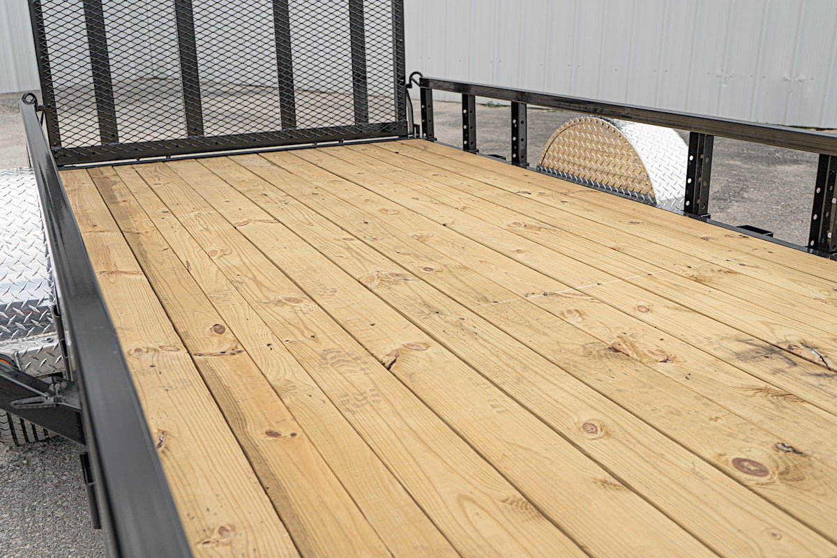 PJ Trailers 12'x72" Single Axle 4" Channel Utility Trailer (U2) - Image 9