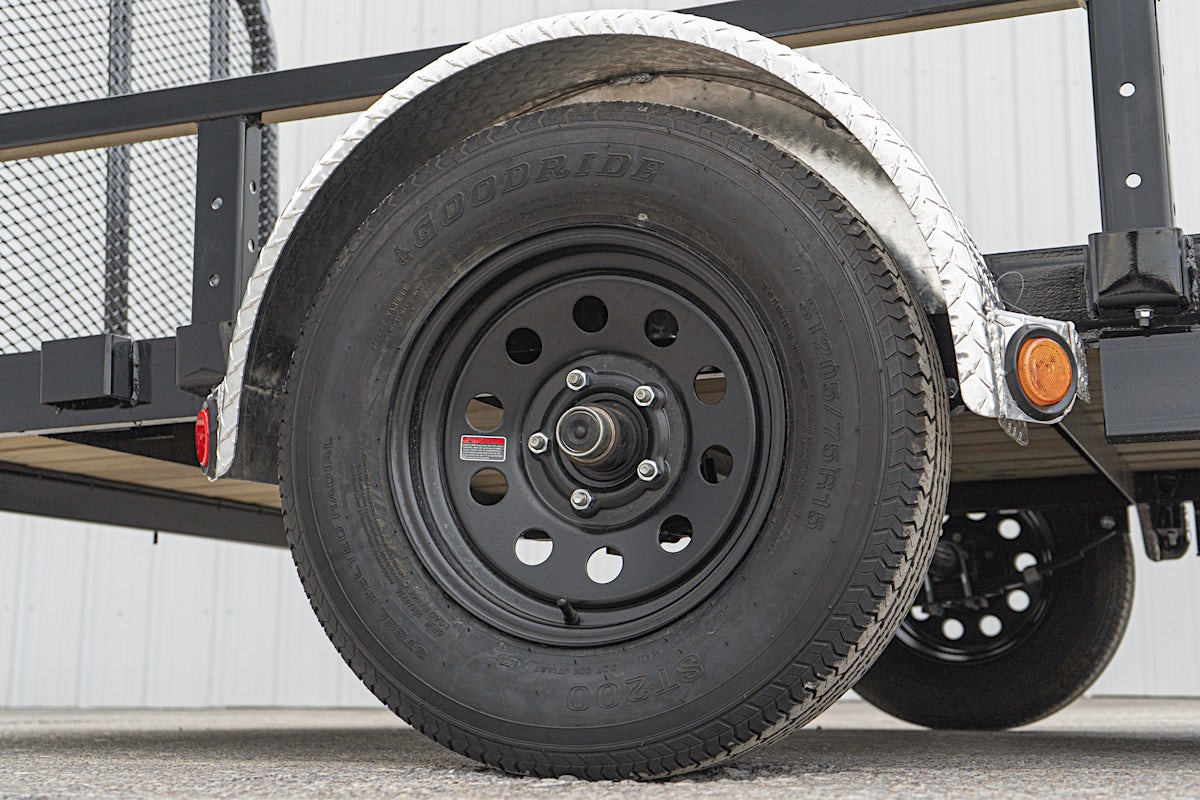 PJ Trailers 12'x72" Single Axle 4" Channel Utility Trailer (U2) - Image 12