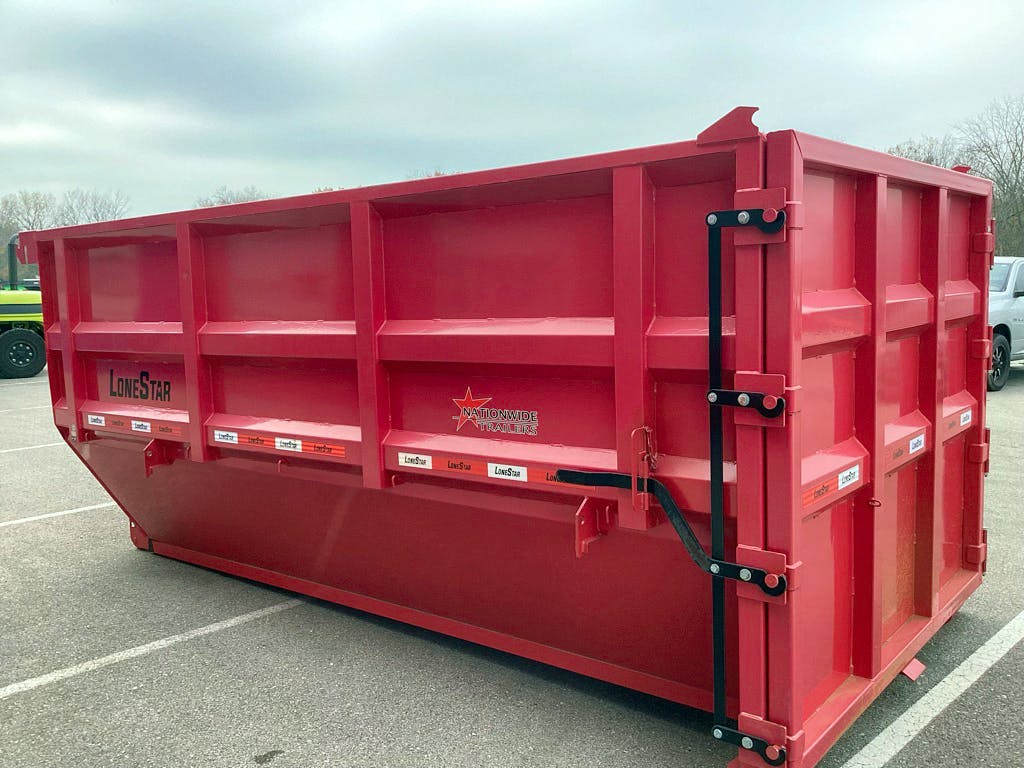 LoneStar 14' 20YD Steel Dumpster Bin w/ 6' Sides - Stock #73172 - Image 2 of 4