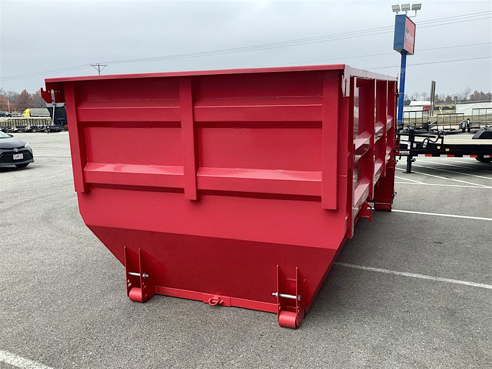 LoneStar 14' 20YD Steel Dumpster Bin w/ 6' Sides - Image 4