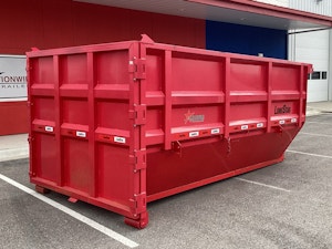 LoneStar 14' 20YD Steel Dumpster Bin w/ 6' Sides