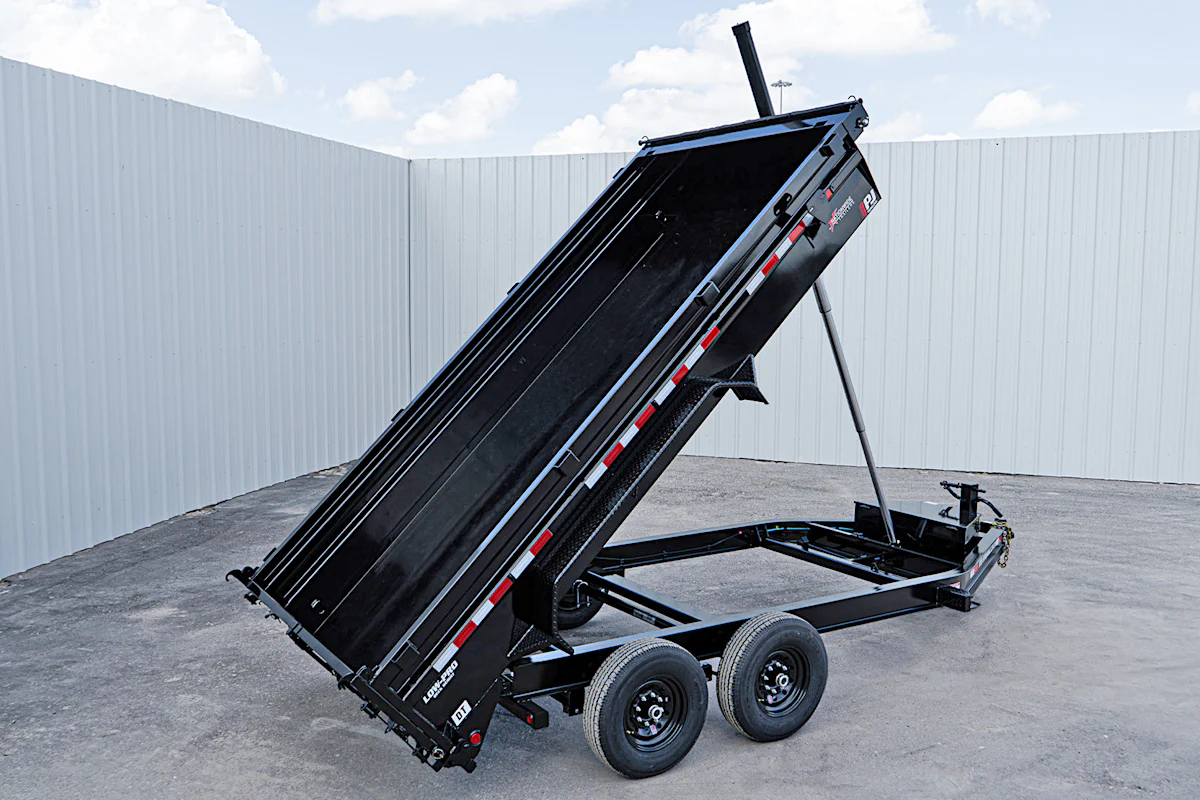 PJ Trailers 14'x83" Telescopic Dump Trailer w/ 2' Sides (DT) - Stock #73328 - Image 10 of 12 PJ Trailers 14'x83" Telescopic Dump Trailer w/ 2' Sides (DT) - Stock #73328 - Image 10 of 12