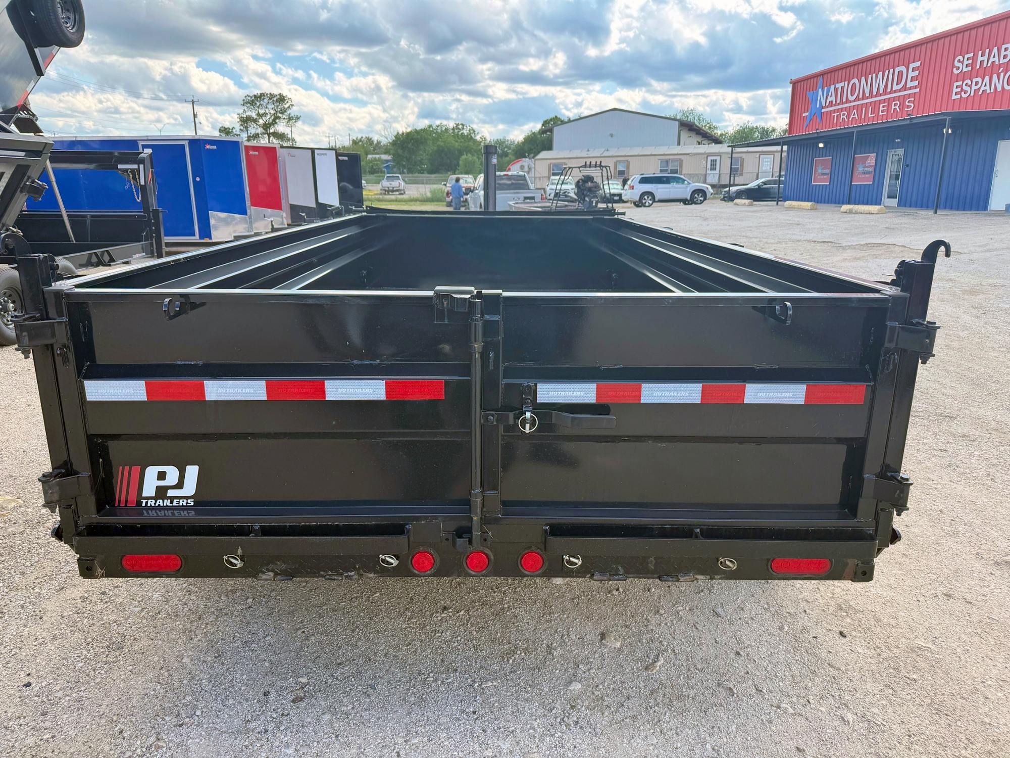 PJ Trailers 14'x83" Telescopic Dump Trailer w/ 2' Sides (DT) - Stock #73328 - Image 3 of 3