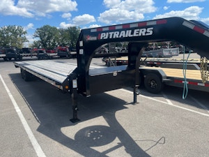 PJ Trailers 30' USED Flatdeck with Singles (LS)