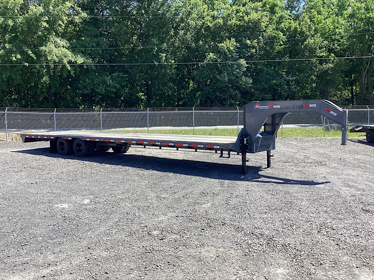 LoneStar USED 40'x102" Flatbed Trailer w/ Duals - Stock #73435 - Image 2 of 4 LoneStar USED 40'x102" Flatbed Trailer w/ Duals - Stock #73435 - Image 2 of 4