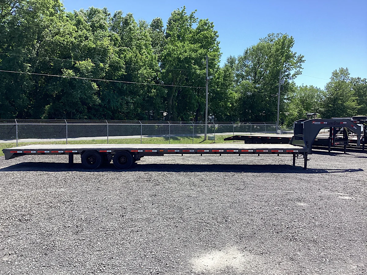 LoneStar USED 40'x102" Flatbed Trailer w/ Duals - Stock #73435 - Image 4 of 4 LoneStar USED 40'x102" Flatbed Trailer w/ Duals - Stock #73435 - Image 4 of 4