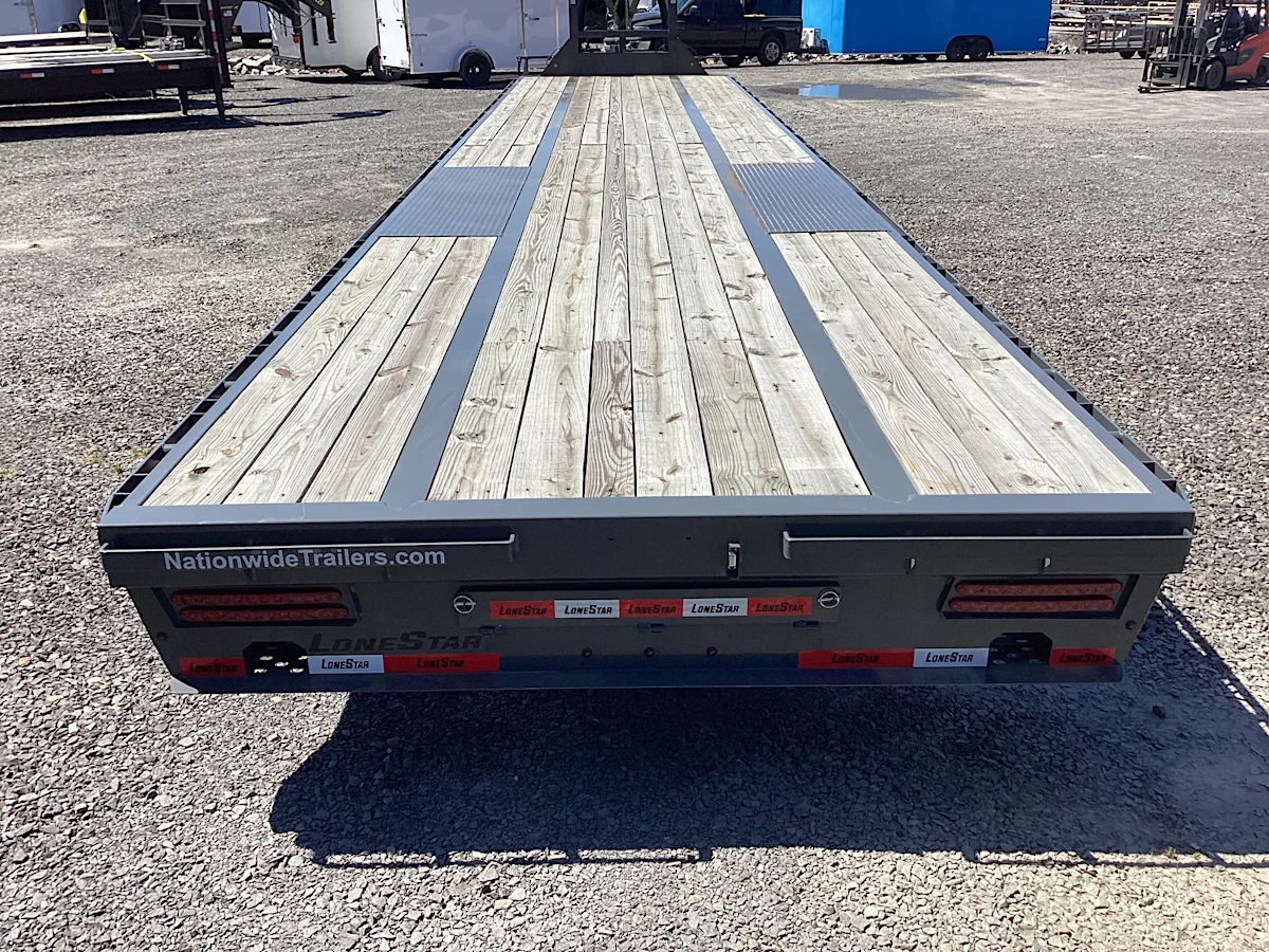 LoneStar USED 40'x102" Flatbed Trailer w/ Duals - Stock #73435 - Image 3 of 4 LoneStar USED 40'x102" Flatbed Trailer w/ Duals - Stock #73435 - Image 3 of 4