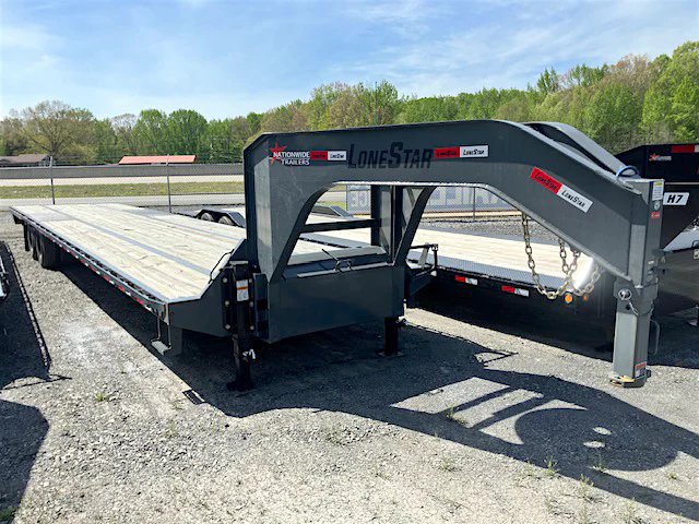 LoneStar 40'x102" Flatbed Trailer w/ Duals - Stock #73435 - Image 2 of 5 LoneStar 40'x102" Flatbed Trailer w/ Duals - Stock #73435 - Image 2 of 5