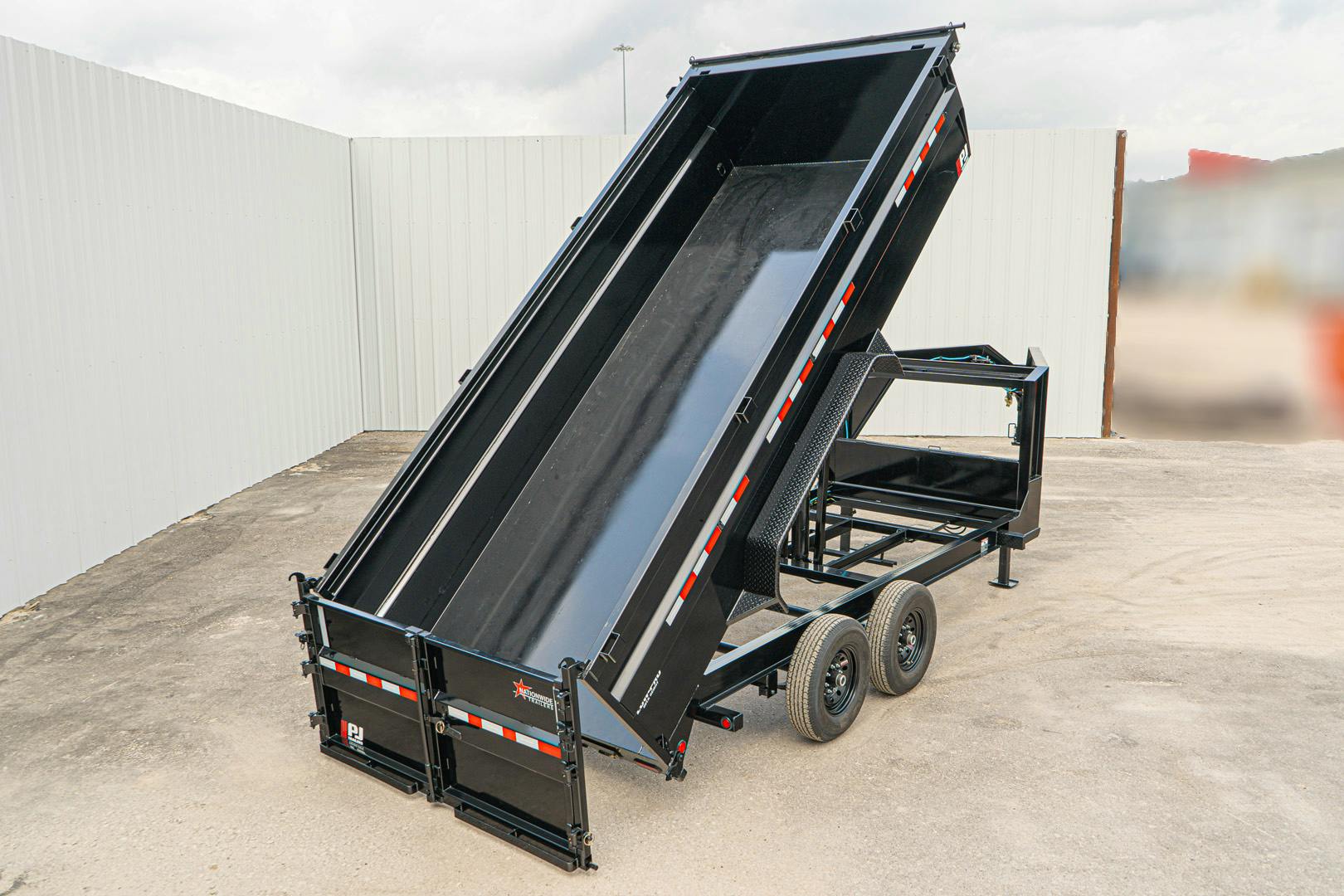 Stock #73475 - PJ Trailers 16ftx83in Low Pro High Side Dump Stock #73475 - PJ Trailers 16ftx83in Low Pro High Side Dump
