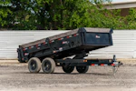 Load Trail USED 14'x83" Dump Trailer w/ 18in Walls Stock #73528 - Thumbnail 1