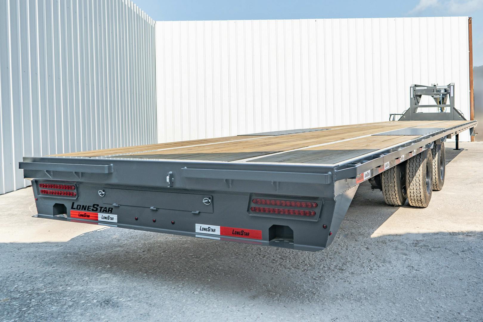LoneStar 40'x102" Gooseneck Lo-Pro Flatbed Trailer w/ Duals (LD) - Image 18