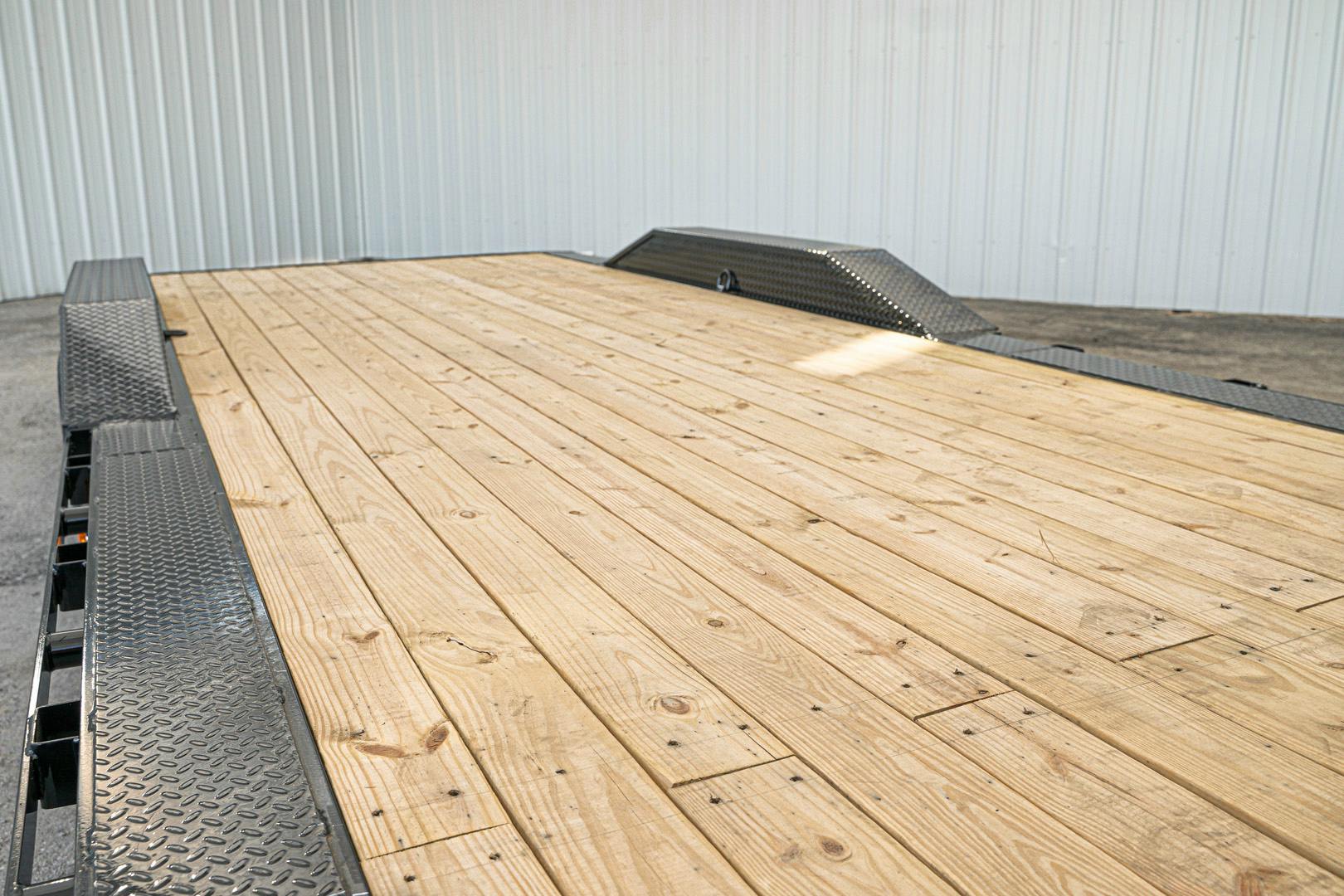 PJ Trailers 24'x102" GN 6" Channel Super-Wide Equipment Trailer (B6) - Image 9