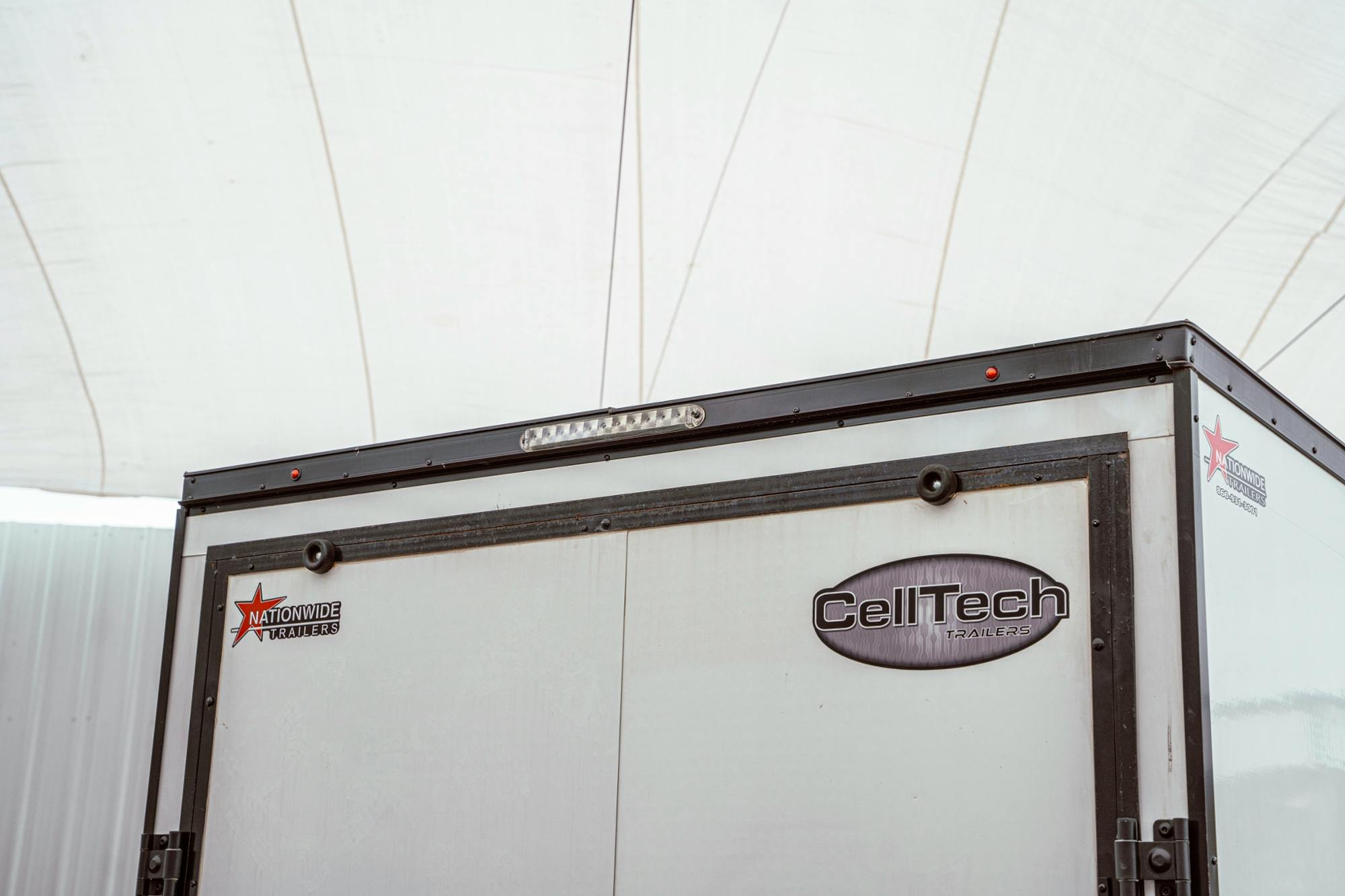 Stock #74033 - CellTech 7ftx16ft All Steel Enclosed Cargo