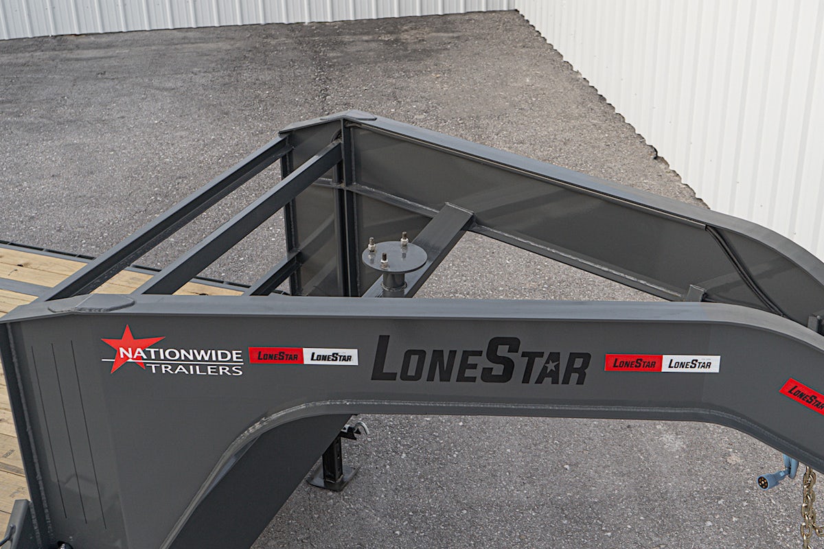 LoneStar 40'x102" Gooseneck Lo-Pro Flatbed Trailer w/ Singles (LS) - Image 11