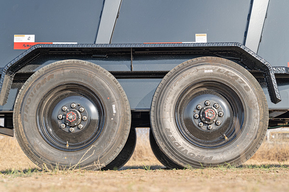 RawMaxx 16'x83" 20k Bumper Pull Dump Trailer (LTX) - Image 11