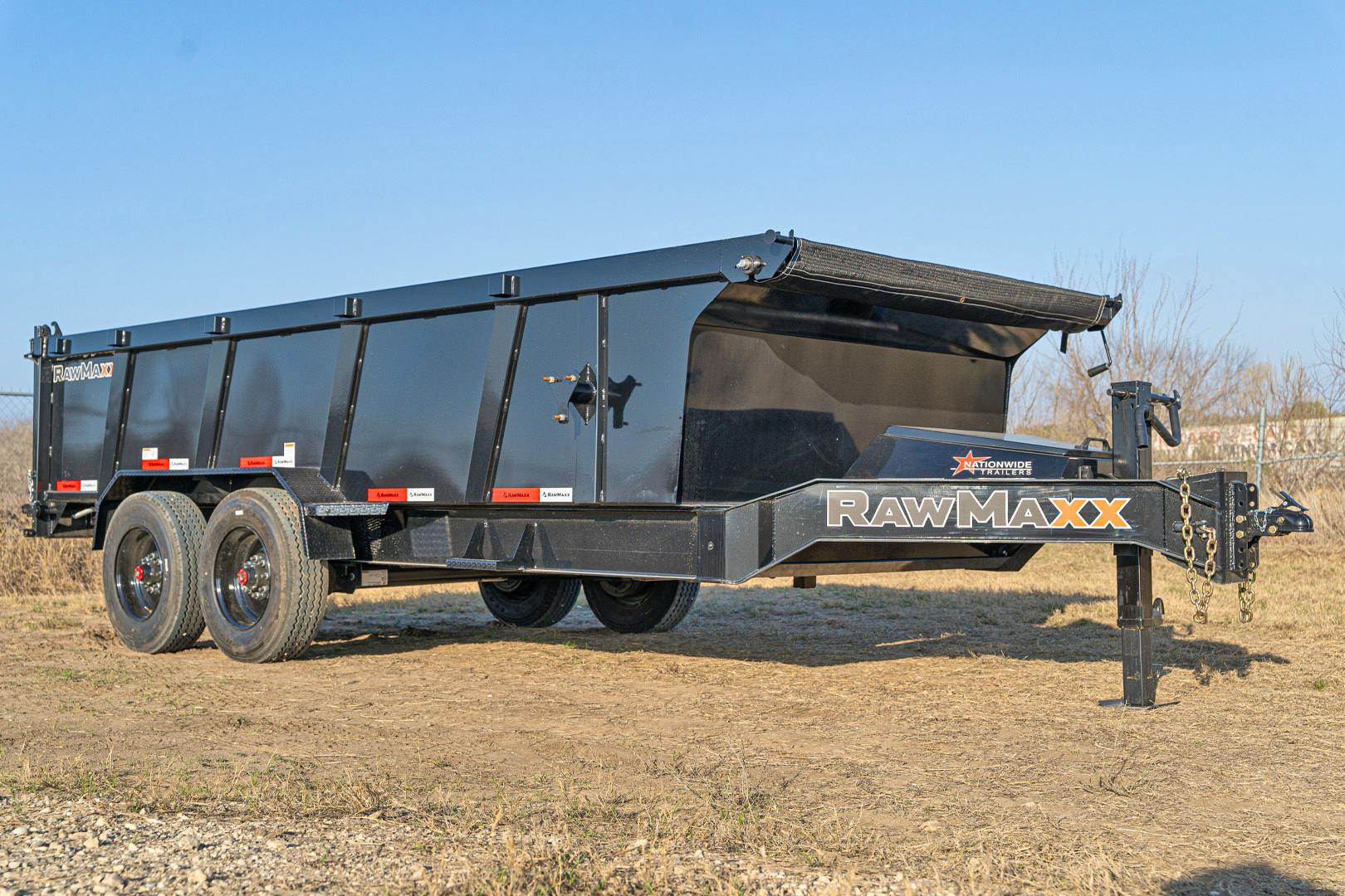 RawMaxx 16'x83" 20k Bumper Pull Dump Trailer (LTX) - Image 2