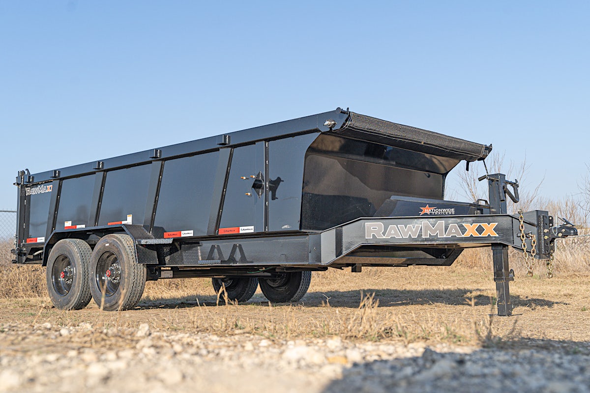 RawMaxx 16'x83" 20k Bumper Pull Dump Trailer (LTX) - Image 4