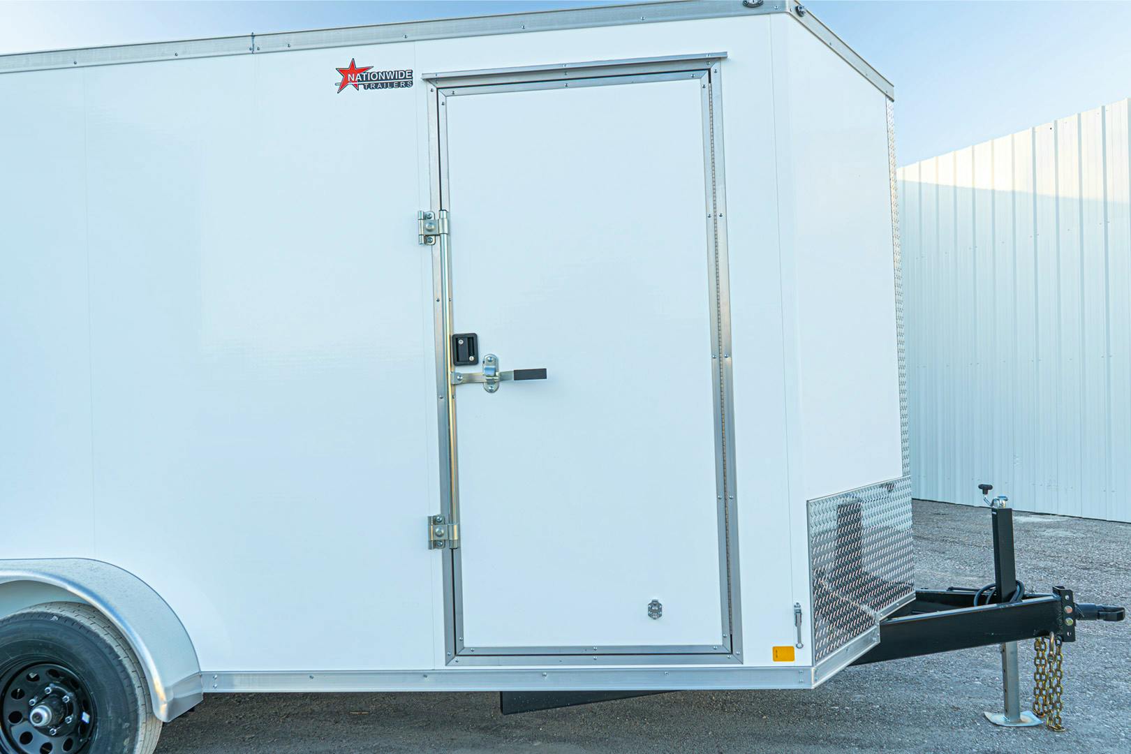 CellTech 7'x16' All-Steel Enclosed Cargo Trailer w/ Rear Barn Doors (C2) - Image 6