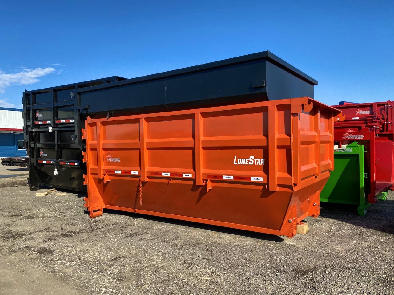 LoneStar 14' 20YD Steel Dumpster Bin w/ 6' Sides - Stock #74627 - Image 2 of 4