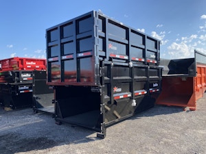 LoneStar 14' 20YD Steel Dumpster Bin w/ 6' Sides