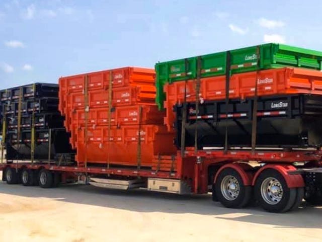 LoneStar 14' 20YD Steel Dumpster Bin w/ 6' Sides - Stock #74627 - Image 4 of 4