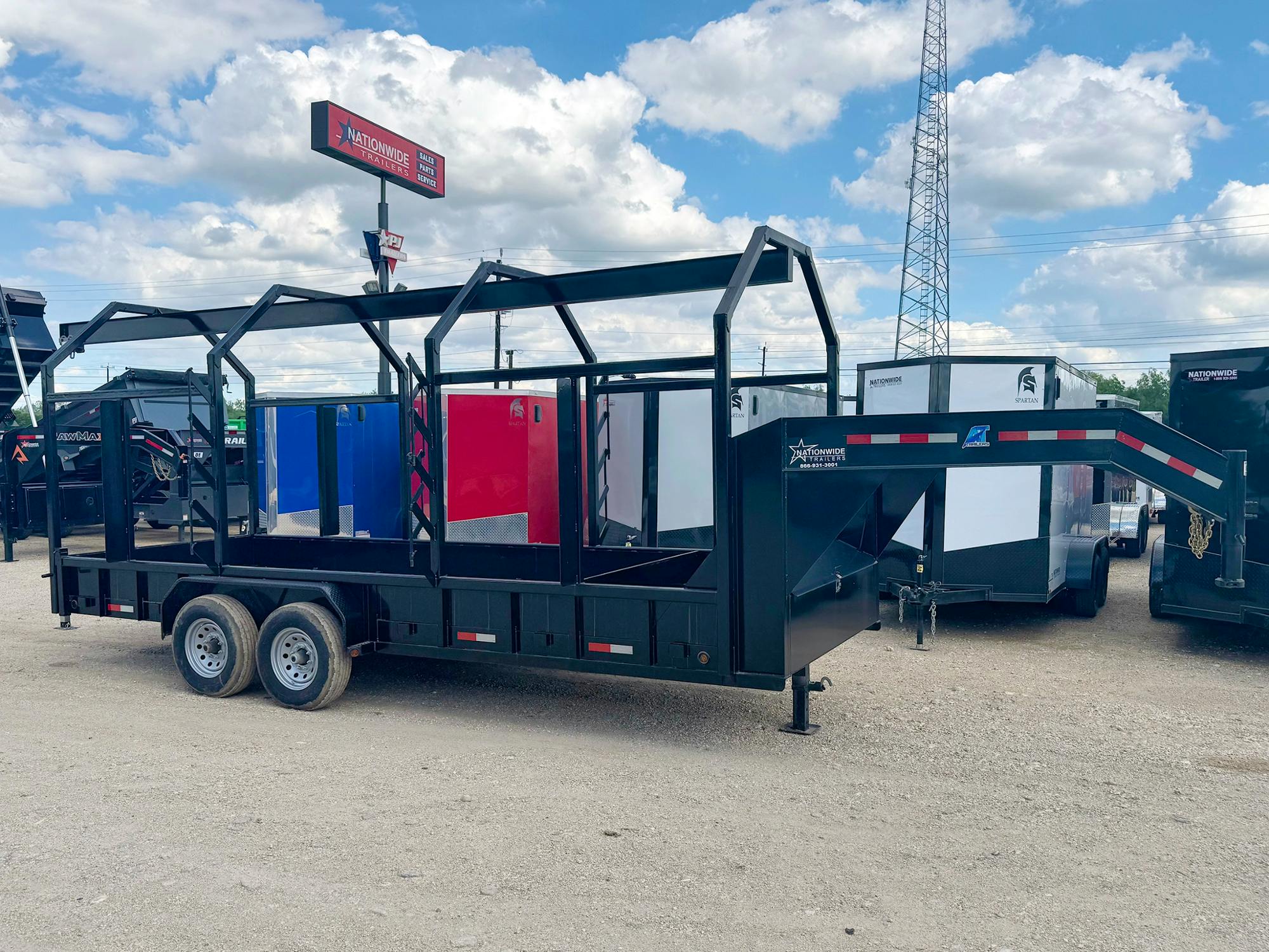 AT Trailers 20'x83" Gooseneck Monorail Oilfield Trailer (SM) - Stock #74641 - Image 2 of 3
