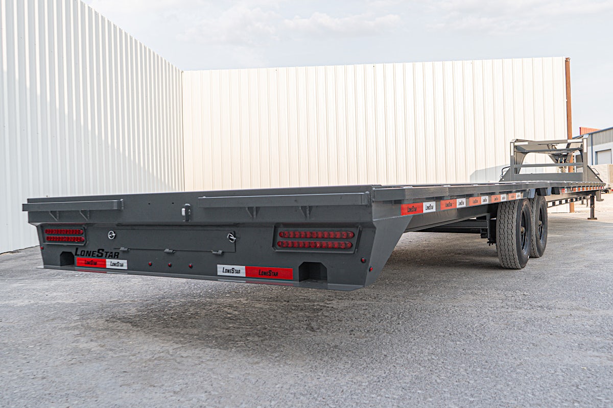 LoneStar 40'x102" Gooseneck Lo-Pro Flatbed Trailer w/ Singles (LS) - Image 15
