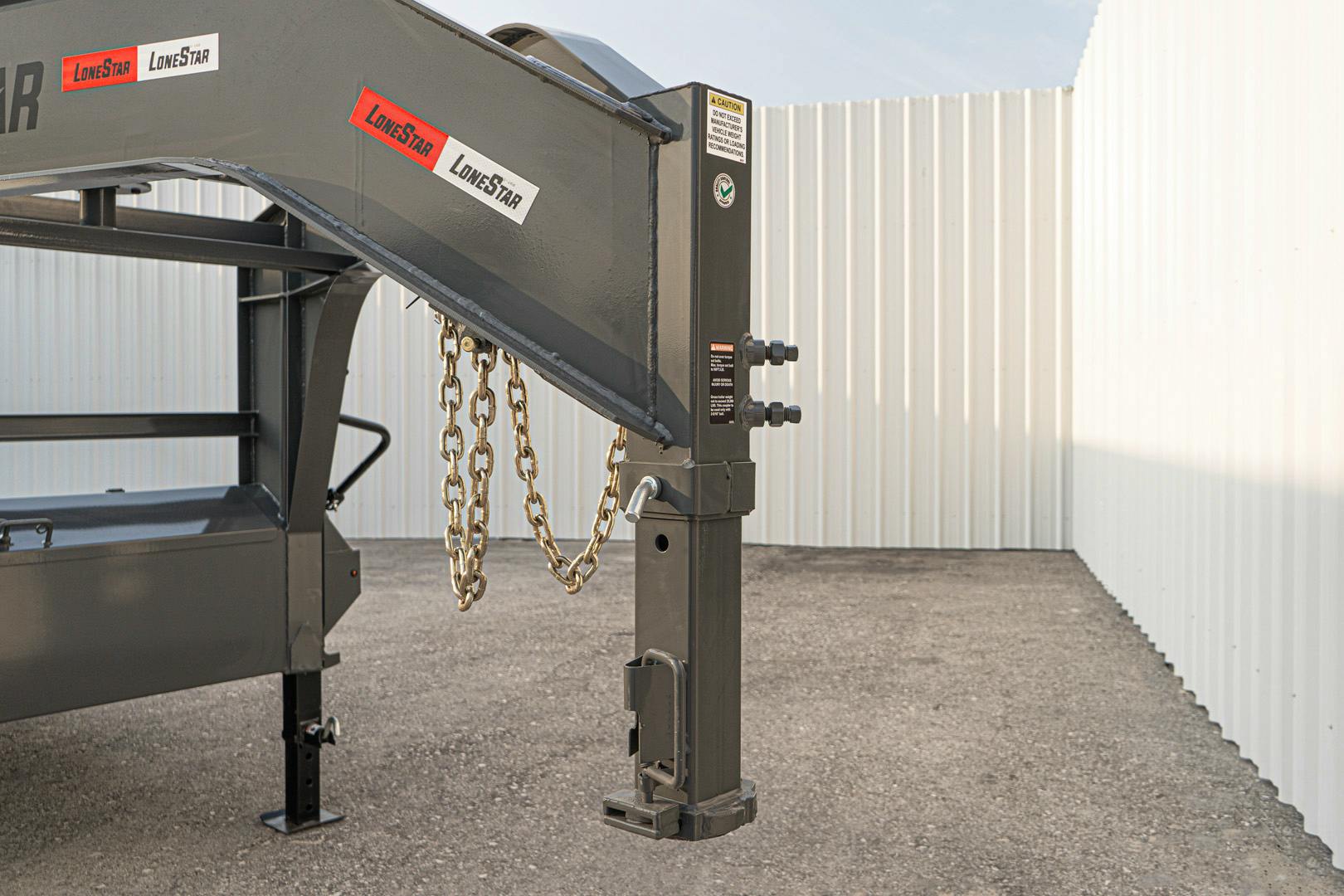 LoneStar 40'x102" Gooseneck Lo-Pro Flatbed Trailer w/ Singles (LS) - Image 7